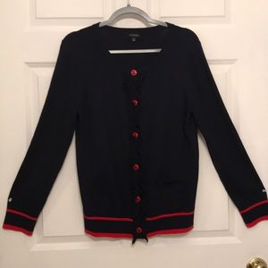 Talbots Jacket  Navy/Red  NWOT 🙂🙂